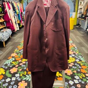 Elegant Men's Chocolate Suit Set